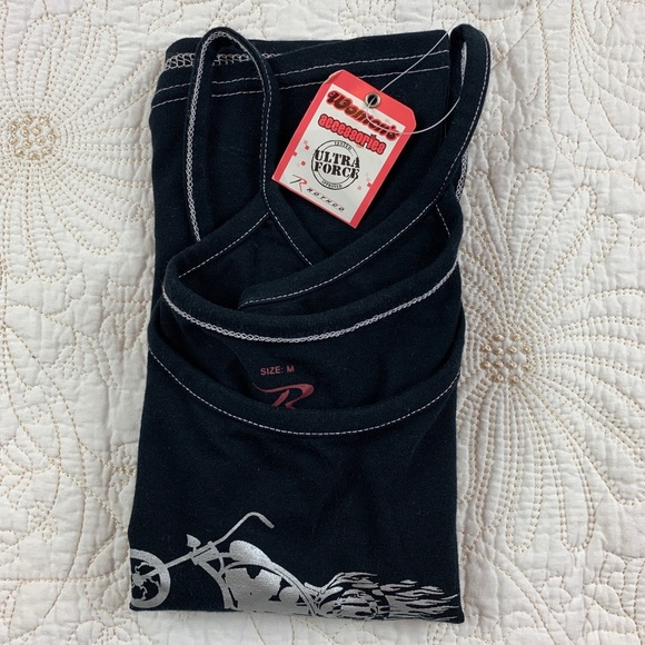 Rothco Motorcycle Biker Tank Black M NWT - Picture 8 of 8
